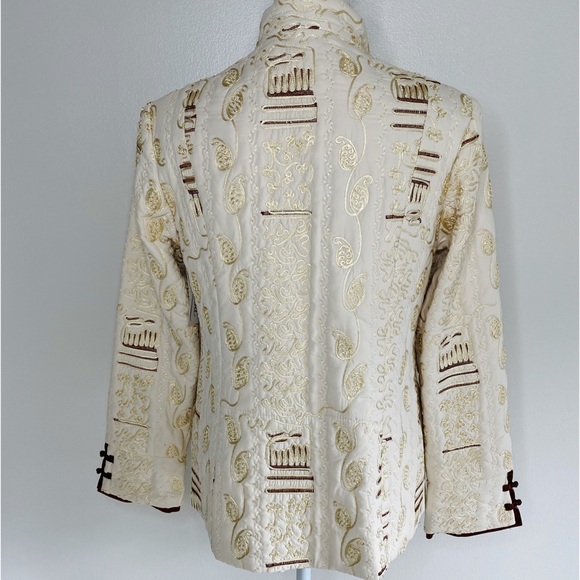 NWT Asian Inspired Lightweight Quilted Jacket S - Picture 4 of 6